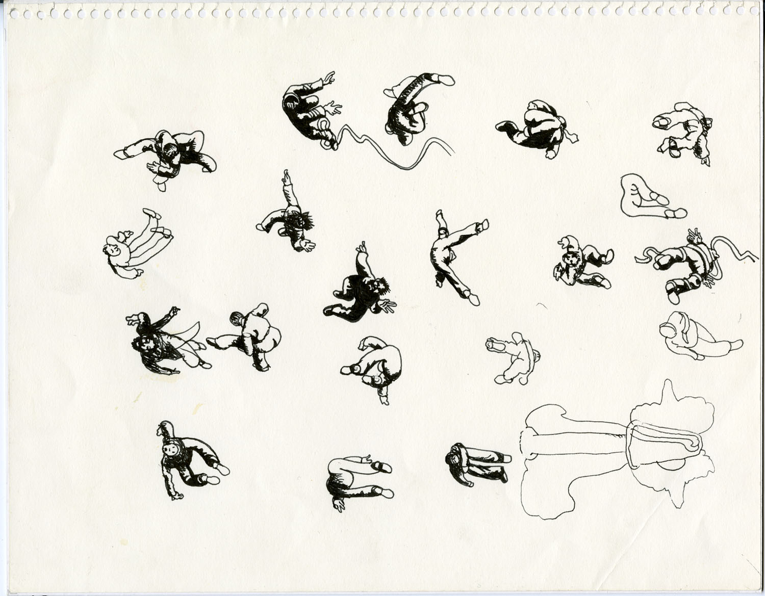 Falling figures